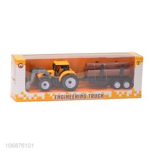 Promotion Toys Plastic Pull Back Engineering Truck Toys For Kids