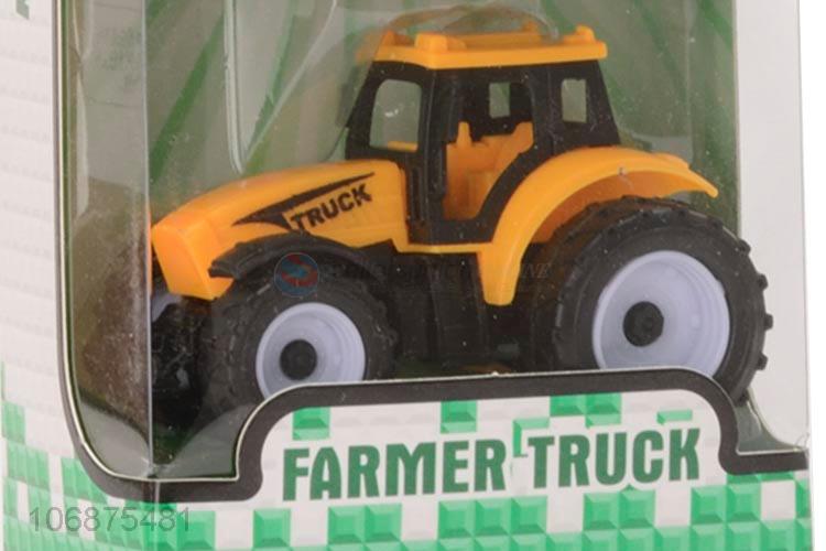 Cheap Pull Back Powered Car Plastic Farmer Truck Toy For Children