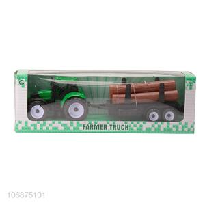 Unique Design Farm Truck Toys Plastic Inertia Farmer Car For Kids