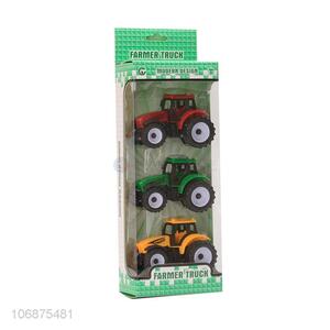 Cheap Pull Back Powered Car Plastic Farmer Truck Toy For Children