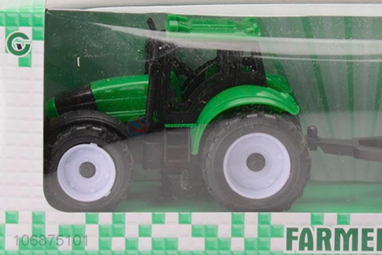 Unique Design Farm Truck Toys Plastic Inertia Farmer Car For Kids