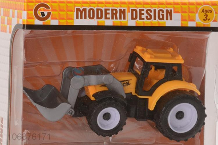 Good Factory Price Pull Back Plastic Engineering Truck Toy Set For Kids