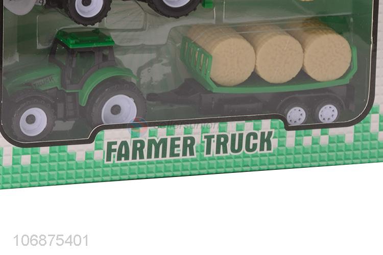 New Product Kid Baby Toys Pull Back Farmer Truck Toy Set