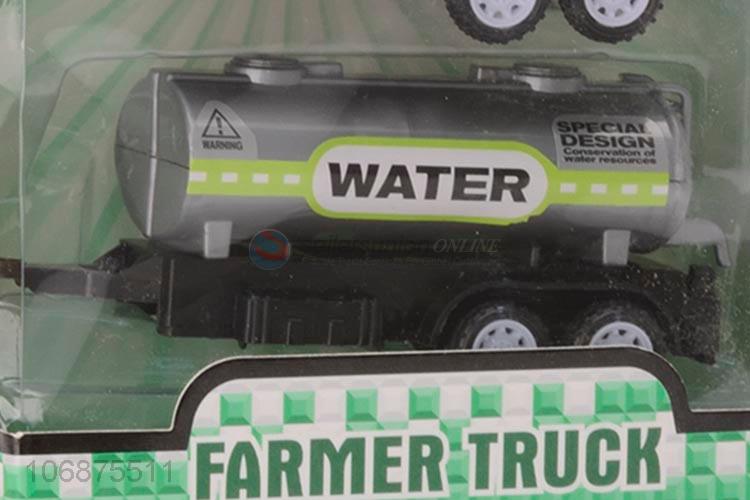 Wholesale Price Plastic Pull Back Farmer Truck Toys Set For Kids