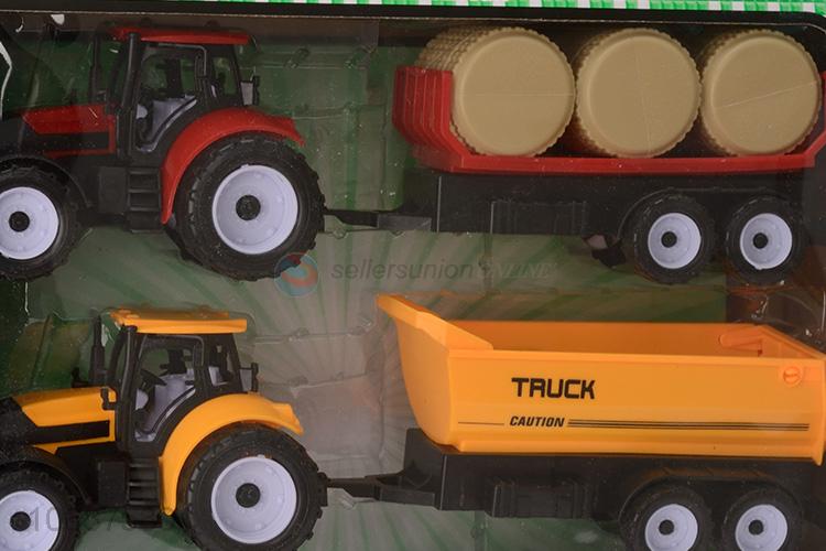 New Friction Powered Car Plastic Farmer Truck Set For Children