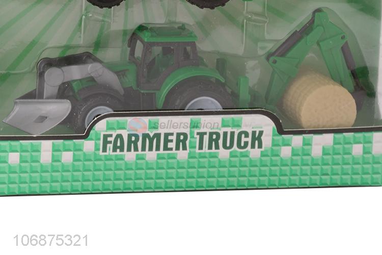 Premium Quality Children Toy Plastic Pull Back Farmer Truck