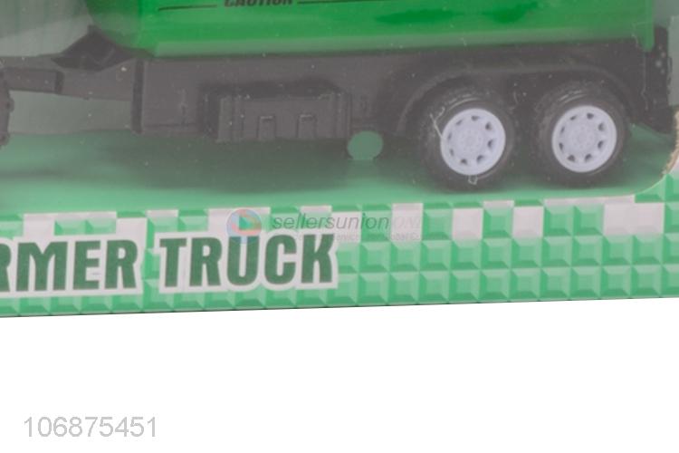 Cheap Price Plastic Pull Back Farmer Truck Toys Kids Play Toy