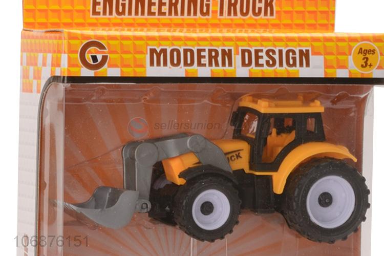 Promotion Product Plastic Pull Back Engineering Truck Toys Set For Kids