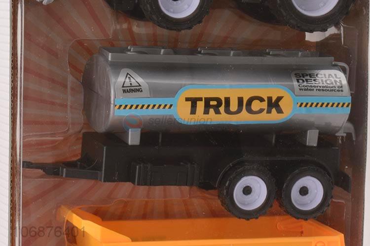 New Fashion Inertial Engineering Truck Toys Plastic Toys Set For Kids