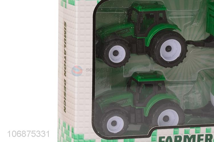 Cheap Item Top Level Plastic Pull Back Farmer Truck Toy For Kids