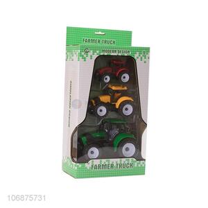 Hot Sale Truck Car Toys Plastic Tractor For Kids With Friction Function