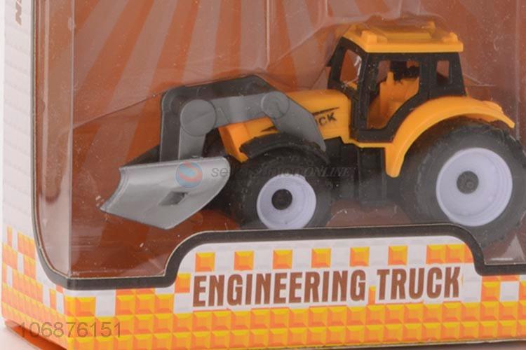 Promotion Product Plastic Pull Back Engineering Truck Toys Set For Kids