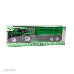 Contracted Design Friction Power Farmer Truck Toy For Kids