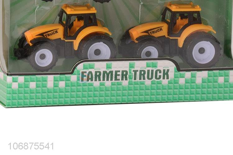 Contracted Design Pull Back Truck Model Farmer Car Toys Set 3 In 1