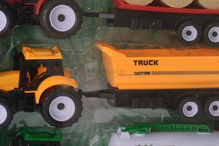 Best Sale Friction Power Truck Model Farmer Inertia Car Toys Set 3 In 1