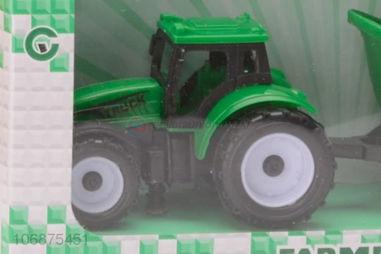 Cheap Price Plastic Pull Back Farmer Truck Toys Kids Play Toy