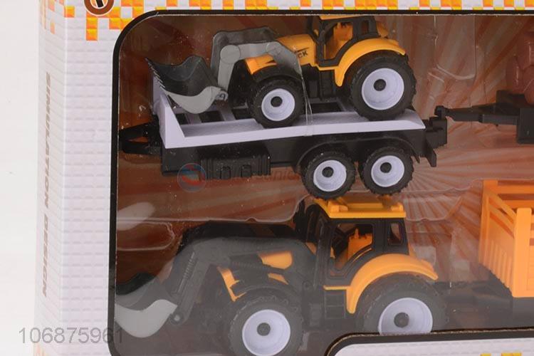 New Popular Inertial Engineering Vehicle Model Toy Plastic Truck Set