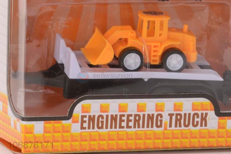 Good Factory Price Pull Back Plastic Engineering Truck Toy Set For Kids