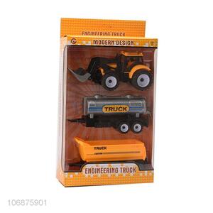 Premium Quality Plastic Inertial Engineering Truck Toy Set Kids Gifts