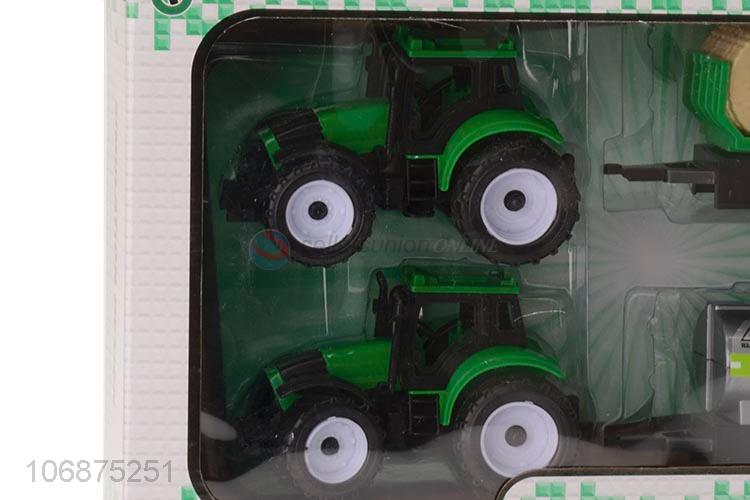 New Friction Powered Car Plastic Farmer Vehicle Truck Set For Children