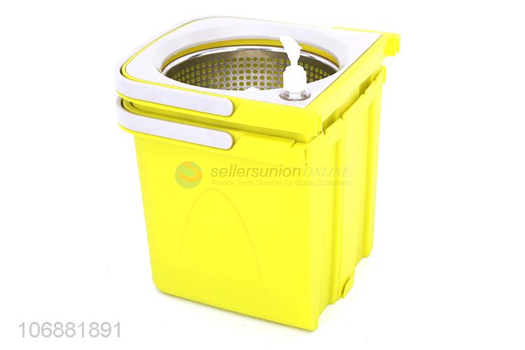 China manufacturer magic cleaning 360°spin microfiber mops with mop bucket