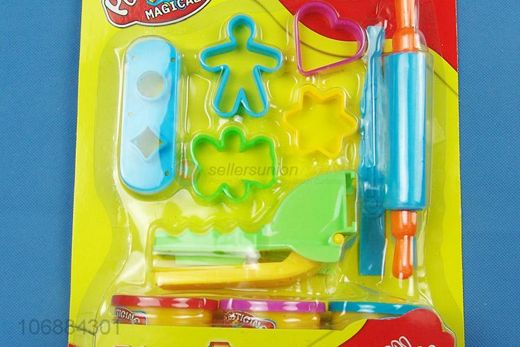 Best sale educational diy colorful plasticine toy and clay molds kit