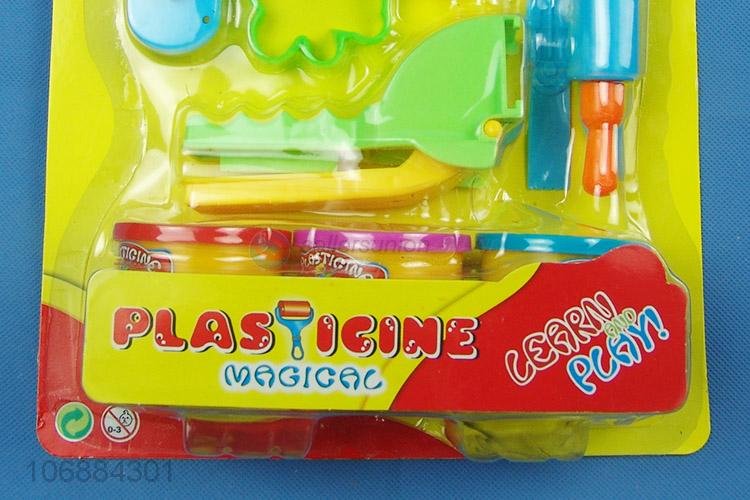 Best sale educational diy colorful plasticine toy and clay molds kit