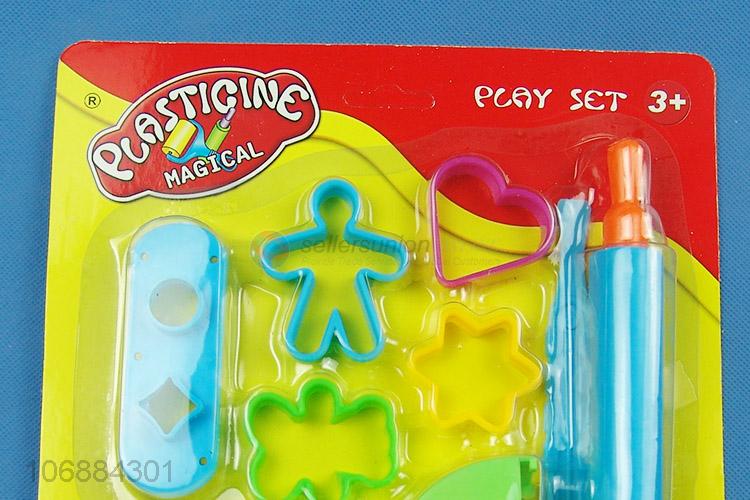 Best sale educational diy colorful plasticine toy and clay molds kit