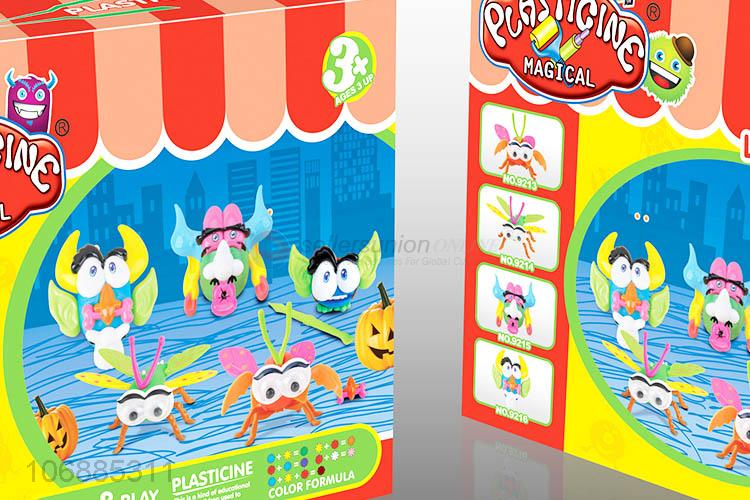 Best quality colorful reusable modelling clay plasticine molds for kids