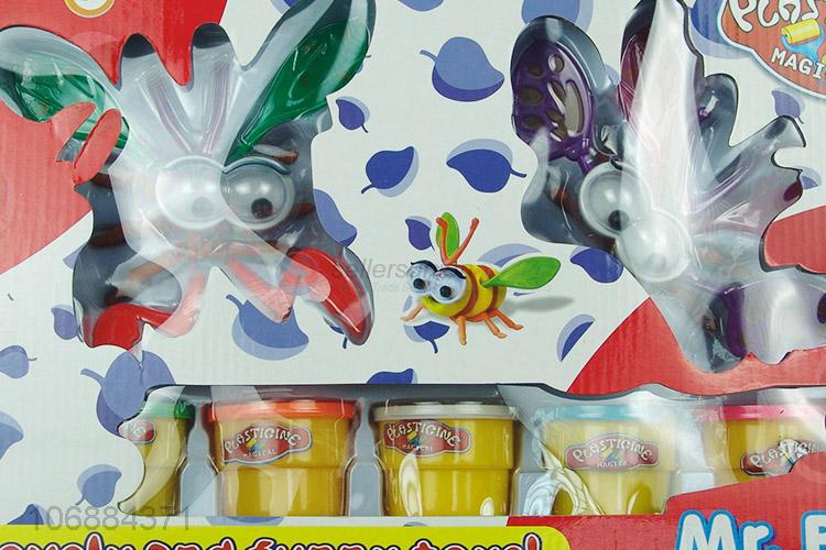 Latest arrival educational diy colorful plasticine toy and clay molds kit