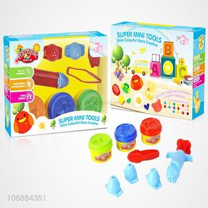 Excellent quality non-toxic kids plasticine modeling clay toys with clay tools