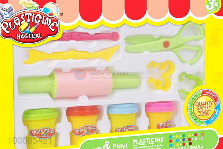 Top supplier educational diy colorful plasticine toy and clay molds kit