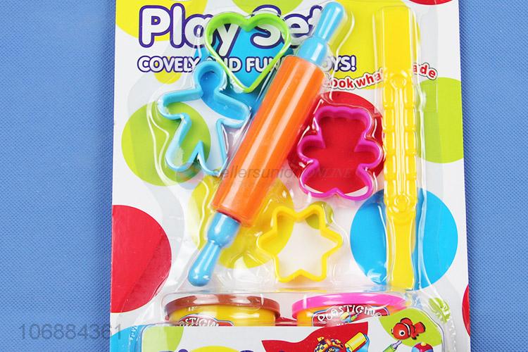 Popular products intelligent colorful play dough and clay molds for kids