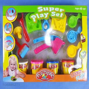 New design intelligent colorful play dough and clay molds for kids