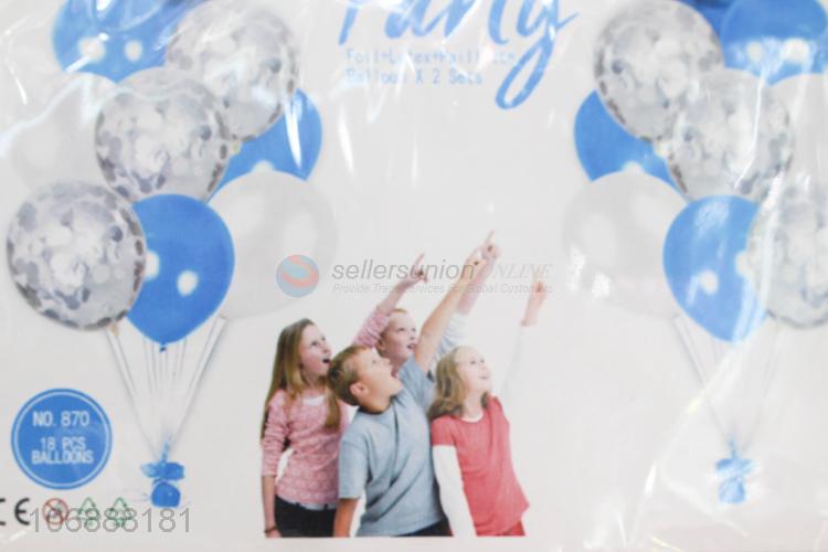 Latest arrival party decoration foil latex paillette balloons