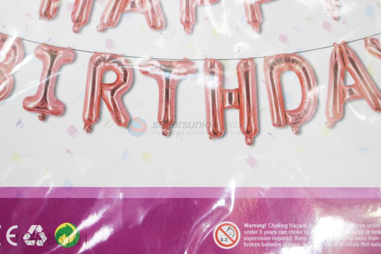 China maker birthday party supplies letters shape foil balloons