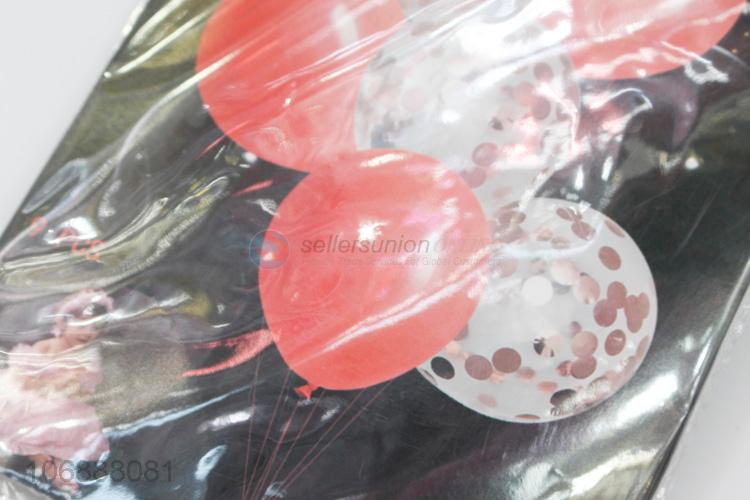 China manufacturer party decoration foil latex paillette balloon