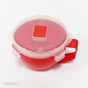 Contracted Design Microwave Use Food Grade Plastic Fresh Crisper Bowl With Lid