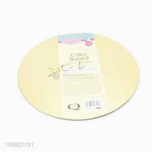 Promotional 12inch golden round cake board dessert boards