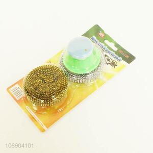 Good Quality 2 Pieces Non-Stick Pot Brush