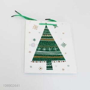 New Design Christmas Tree Pattern Christmas Paper Gift Bag