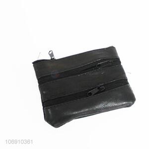 Good quality durable simple pu leather coin purse