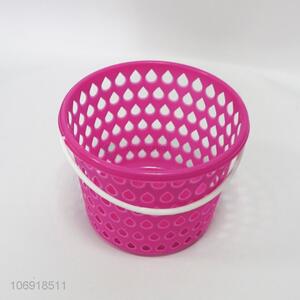 Wholesale Household Plastic Storage Basket With Handle