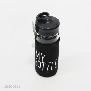 Wholesale fashion portable scald-proof glass water bottle