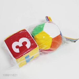 Factory price inflatable cube beach ball set square beach ball set