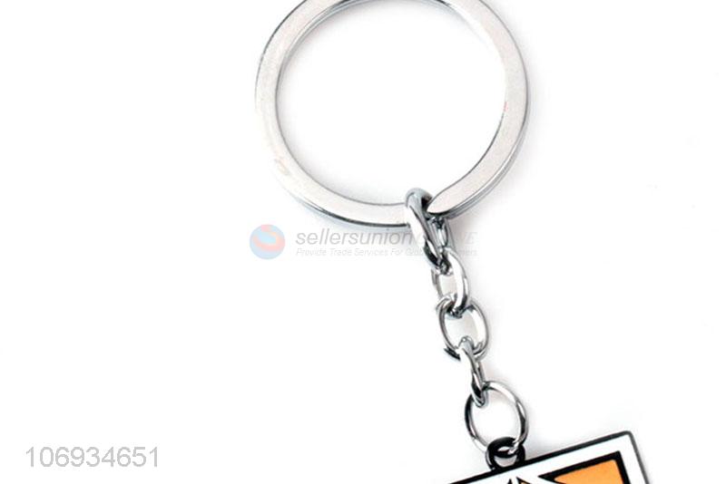 Cheap And Good Quality Metal Square Shaped Keychain