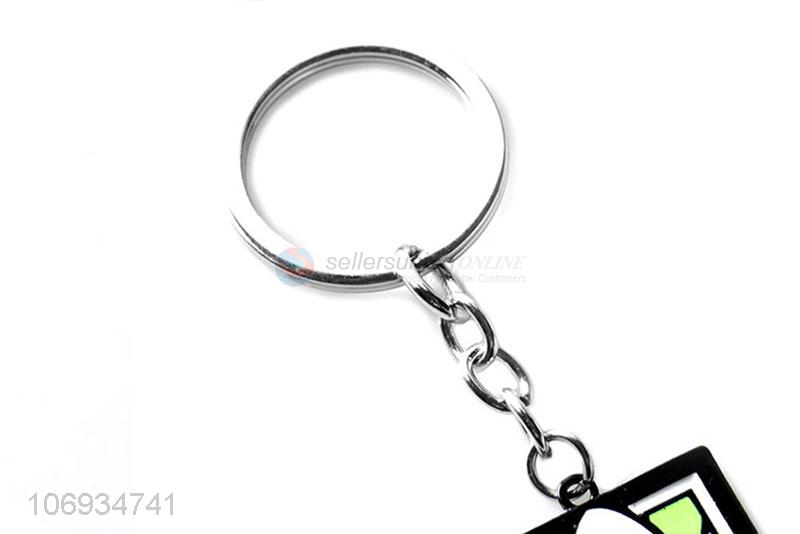 New Product Promotion Square Key Chain Metal Keychain For Bag