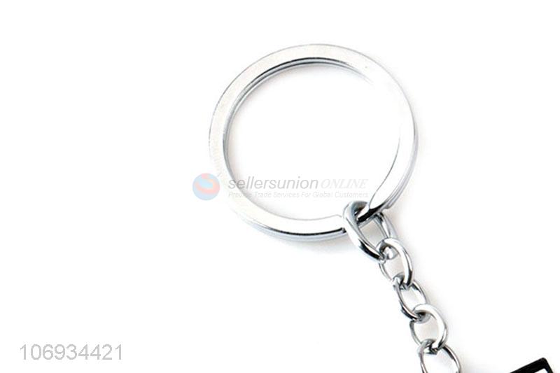 New Selling Promotion Sublimation Square Metal Keychain For Gift