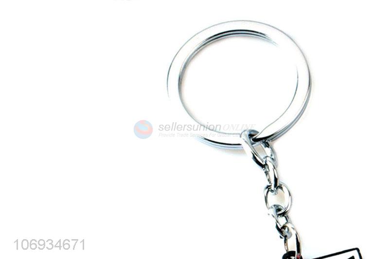 Wholesale Unique Design Sublimation Square Metal Keychain For Gift