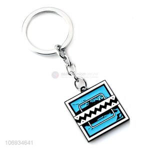 Custom Square Shaped Metal Keychain Promotional Gifts Key Chain